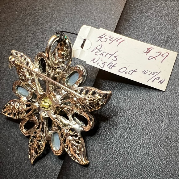 Premier Designs “Pearls Night Out” Broach or Necklace Pendant - Picture 4 of 6